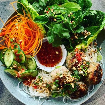  Bún Chả Rượu: De rijke, caramelistische smaken van Hanoi mengen zich met de frisheid van vietnamees kruiden